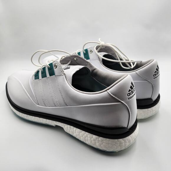 Mens Size 12.5 Adidas Spikeless Golf Shoes Equipment 93 Comfort White JP5174 main image 4